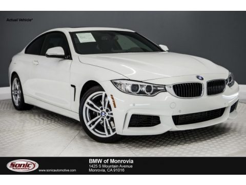 Alpine White BMW 4 Series 428i Coupe.  Click to enlarge.