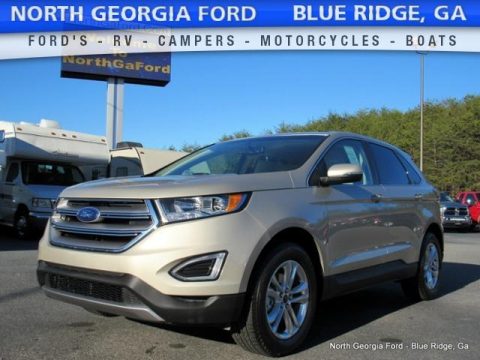 White Gold Metallic Ford Edge SEL.  Click to enlarge.