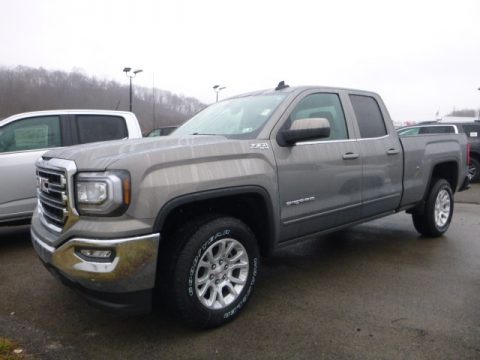 Pepperdust Metallic GMC Sierra 1500 SLE Double Cab 4WD.  Click to enlarge.