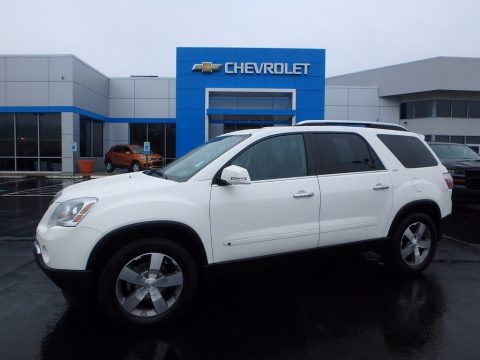 Summit White GMC Acadia SLT. Click to enlarge. Summit White GMC Acadia SLT. Click to enlarge.
