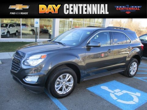 Nightfall Gray Metallic Chevrolet Equinox LT AWD.  Click to enlarge.