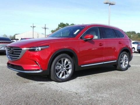Soul Red Metallic Mazda CX-9 Grand Touring.  Click to enlarge.