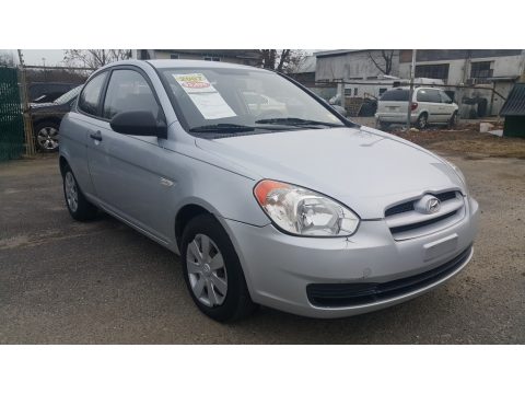 Platinum Silver Hyundai Accent GS Coupe.  Click to enlarge.