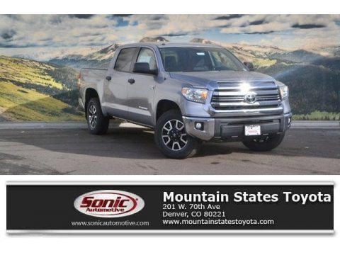 Silver Sky Metallic Toyota Tundra SR5 CrewMax 4x4.  Click to enlarge.