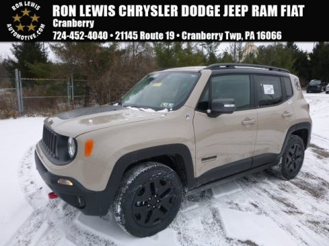 Mojave Sand Jeep Renegade Deserthawk 4x4.  Click to enlarge.