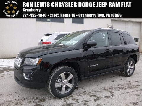 Black Jeep Compass Latitude 4x4.  Click to enlarge.