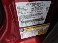 Ford Color Code RR Ruby Red #36