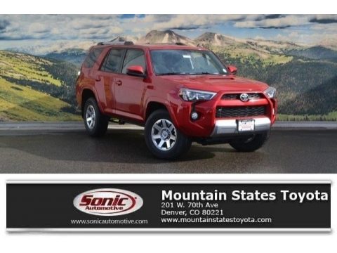 Barcelona Red Metallic Toyota 4Runner Trail 4x4.  Click to enlarge.