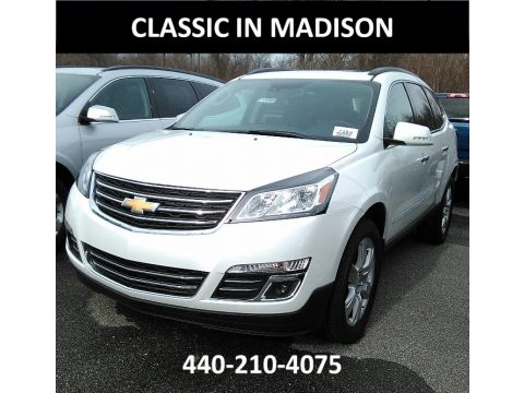 Iridescent Pearl Tricoat Chevrolet Traverse Premier AWD.  Click to enlarge.