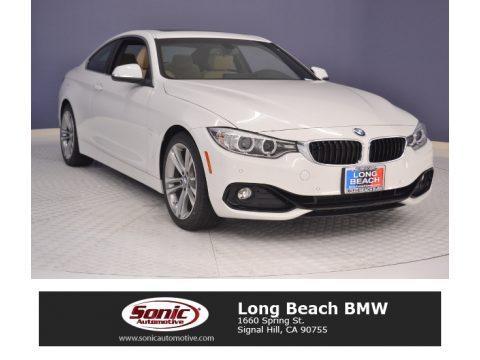 Alpine White BMW 4 Series 430i Coupe.  Click to enlarge.
