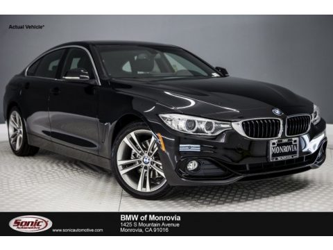 Jet Black BMW 4 Series 430i Gran Coupe.  Click to enlarge.