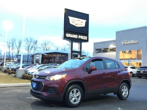 Crimson Metallic Chevrolet Trax LS AWD.  Click to enlarge.