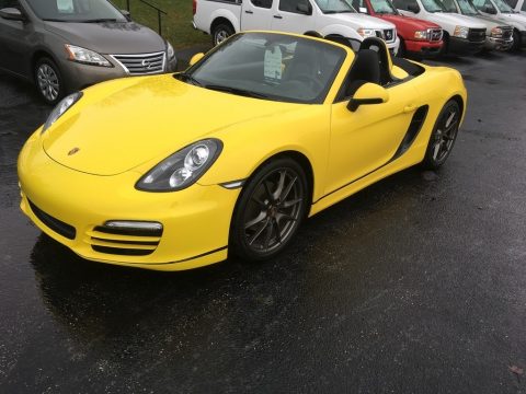 Racing Yellow Porsche Boxster .  Click to enlarge.