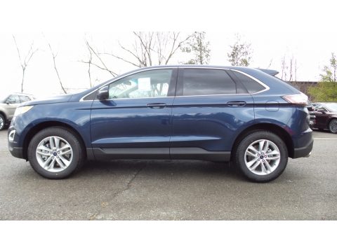 Blue Jeans Metallic Ford Edge SEL AWD.  Click to enlarge.