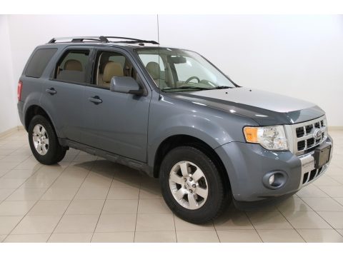 Steel Blue Metallic Ford Escape Limited 4WD.  Click to enlarge.