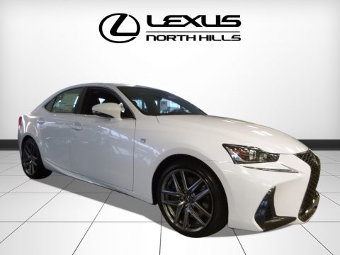 Ultra White Lexus IS 350 F Sport AWD.  Click to enlarge.