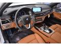  2017 BMW 7 Series Cognac Interior #7