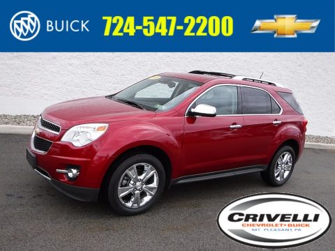 Crystal Red Tintcoat Chevrolet Equinox LTZ AWD.  Click to enlarge.