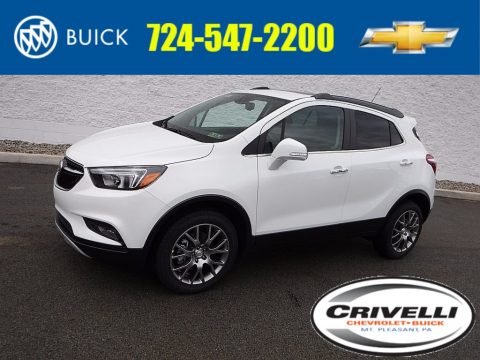 Summit White Buick Encore Sport Touring AWD.  Click to enlarge.