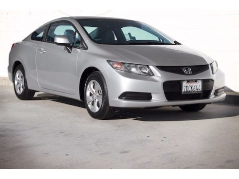 Alabaster Silver Metallic Honda Civic LX Coupe.  Click to enlarge.