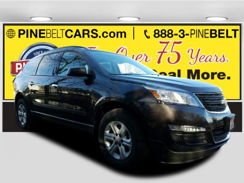 Tungsten Metallic Chevrolet Traverse LS AWD.  Click to enlarge.