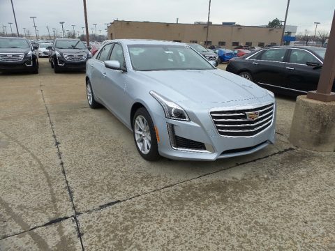 Silver Moonlight Metallic Cadillac CTS AWD.  Click to enlarge.