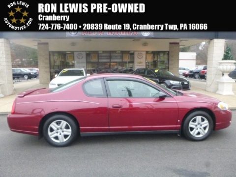 Sport Red Metallic Chevrolet Monte Carlo LS.  Click to enlarge.