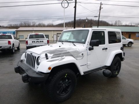 Bright White Jeep Wrangler Sahara 4x4. Click to enlarge. Bright White Jeep Wrangler Sahara 4x4. Click to enlarge.