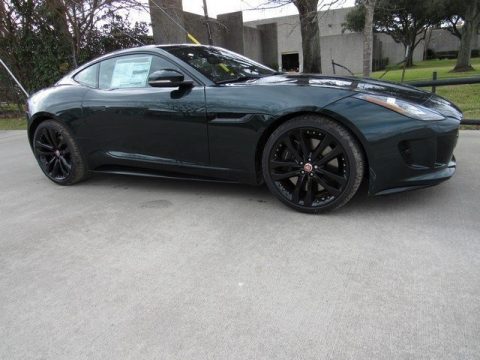 British Racing Green Jaguar F-TYPE S Coupe.  Click to enlarge.
