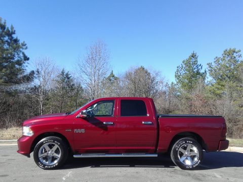 Deep Cherry Red Pearl Ram 1500 Express Crew Cab.  Click to enlarge.