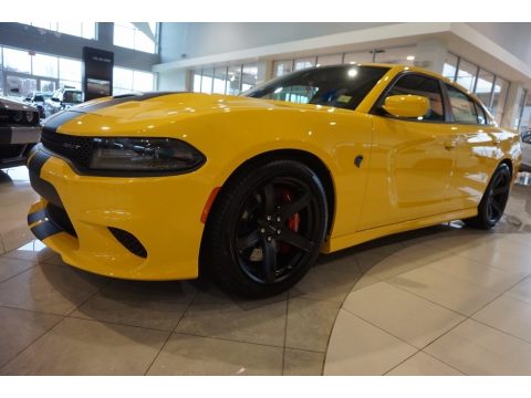 Yellow Jacket Dodge Charger SRT Hellcat.  Click to enlarge.
