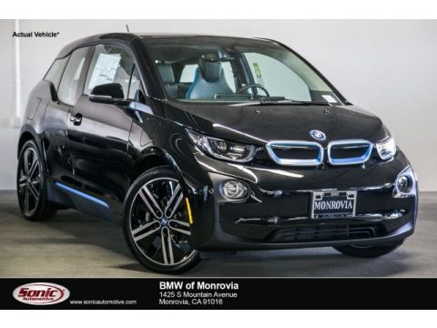 Fluid Black BMW i3 with Range Extender.  Click to enlarge.