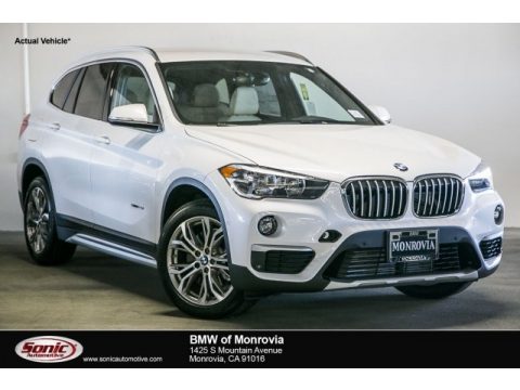 Mineral White Metallic BMW X1 sDrive28i.  Click to enlarge.