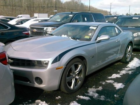 Silver Ice Metallic Chevrolet Camaro LS Coupe.  Click to enlarge.