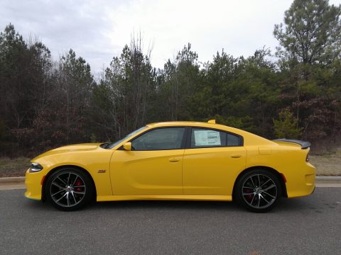 Yellow Jacket Dodge Charger R/T Scat Pack.  Click to enlarge.