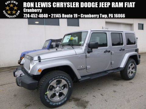 Billet Silver Metallic Jeep Wrangler Unlimited Sahara 4x4.  Click to enlarge.