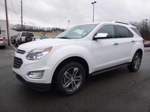 Summit White Chevrolet Equinox Premier AWD.  Click to enlarge.