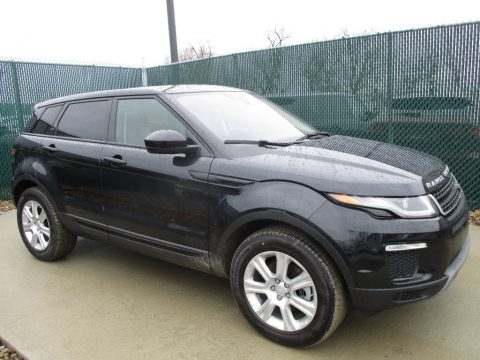 Farallon Black Metallic Land Rover Range Rover Evoque SE Premium.  Click to enlarge.