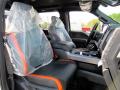  2017 Ford F150 Raptor Black/Orange Accent Interior #15