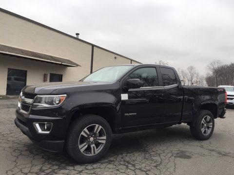 Black Chevrolet Colorado LT Extended Cab 4x4.  Click to enlarge.