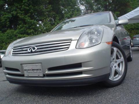 Desert Platinum Metallic Infiniti G 35 Sedan.  Click to enlarge.