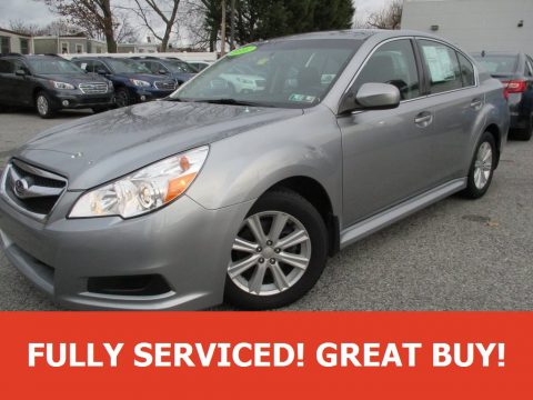 Steel Silver Metallic Subaru Legacy 2.5i Premium Sedan.  Click to enlarge.