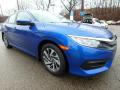 Front 3/4 View of 2017 Honda Civic EX Sedan #4