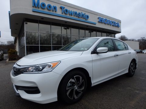 White Orchid Pearl Honda Accord LX Sedan.  Click to enlarge.