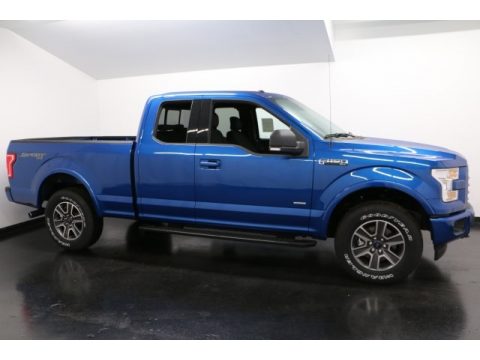 Lightning Blue Ford F150 XLT SuperCab 4x4.  Click to enlarge.