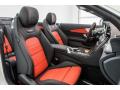  2017 Mercedes-Benz C AMG Black/Red Pepper Interior #2