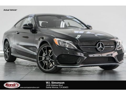 Black Mercedes-Benz C 43 AMG 4Matic Coupe.  Click to enlarge.