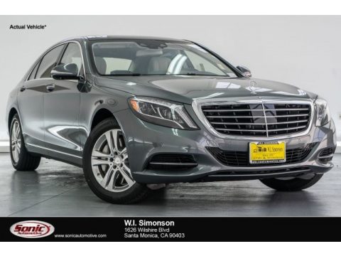 Selenite Grey Metallic Mercedes-Benz S 550 Sedan.  Click to enlarge.