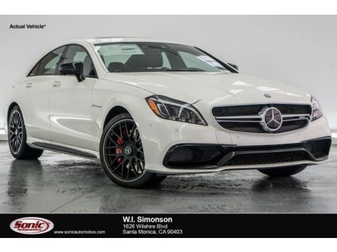 designo Diamond White Metallic Mercedes-Benz CLS AMG 63 S 4Matic Coupe.  Click to enlarge.