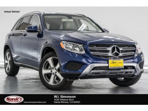 Brilliant Blue Metallic Mercedes-Benz GLC 300.  Click to enlarge.